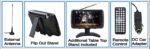 Naxa 7" Portable 12 Volt TV and Digital Multimedia Player - Image 3
