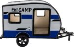RecPro RV Dog House | Camper Trailer for Pets | Water & Feeding Bowls | for Small & Medium Dogs - Image 3