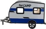 RecPro RV Dog House | Camper Trailer for Pets | Water & Feeding Bowls | for Small & Medium Dogs - Image 2