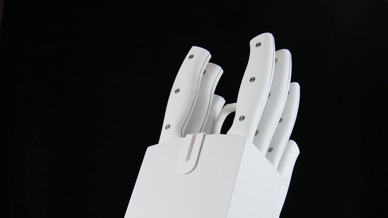 15pcs Knife Set with Sharpener, High-Carbon Stainless Steel White Kitchen Knife Set, Rust-Resistant And Durable, Includes Wooden Block And Kitchen Shears, Ideal for Home And Restaurant Use, Top Choice for Christmas And New Year Gifts - Image 11