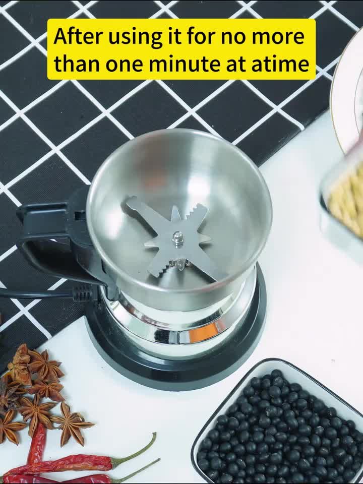 A Multifunctional Electric Grinder, Suitable for Grinding Grains And Spices, Equipped with a US Plug, Ideal for Home Kitchen Use (Not for Wet Grinding) - Image 12