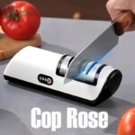 [Professional sharpening tool] USB-C Fast Charging Electric Sharpening Tool | 20° Precision Edge for Damaged Edges, Ceramic & Multi-Purpose Tools | Professional w/ Storage Case, Essential for Camping & Kitchen