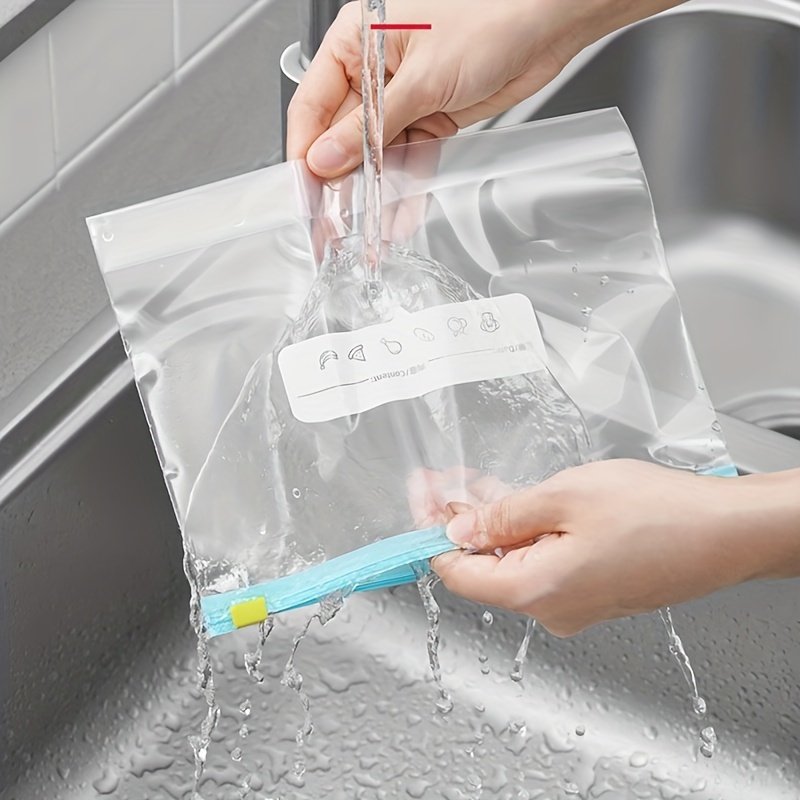 45pcs of Storage Bags • Fresh-Keeping Bags • Classification Storage Bags • Preservation Sealing Bags • Suitable for Fruits, Grains, Vegetables, And Meat • Kitchen Organization And Storage • Kitchen Accessory Classification Fresh-Keeping Bags - Image 4