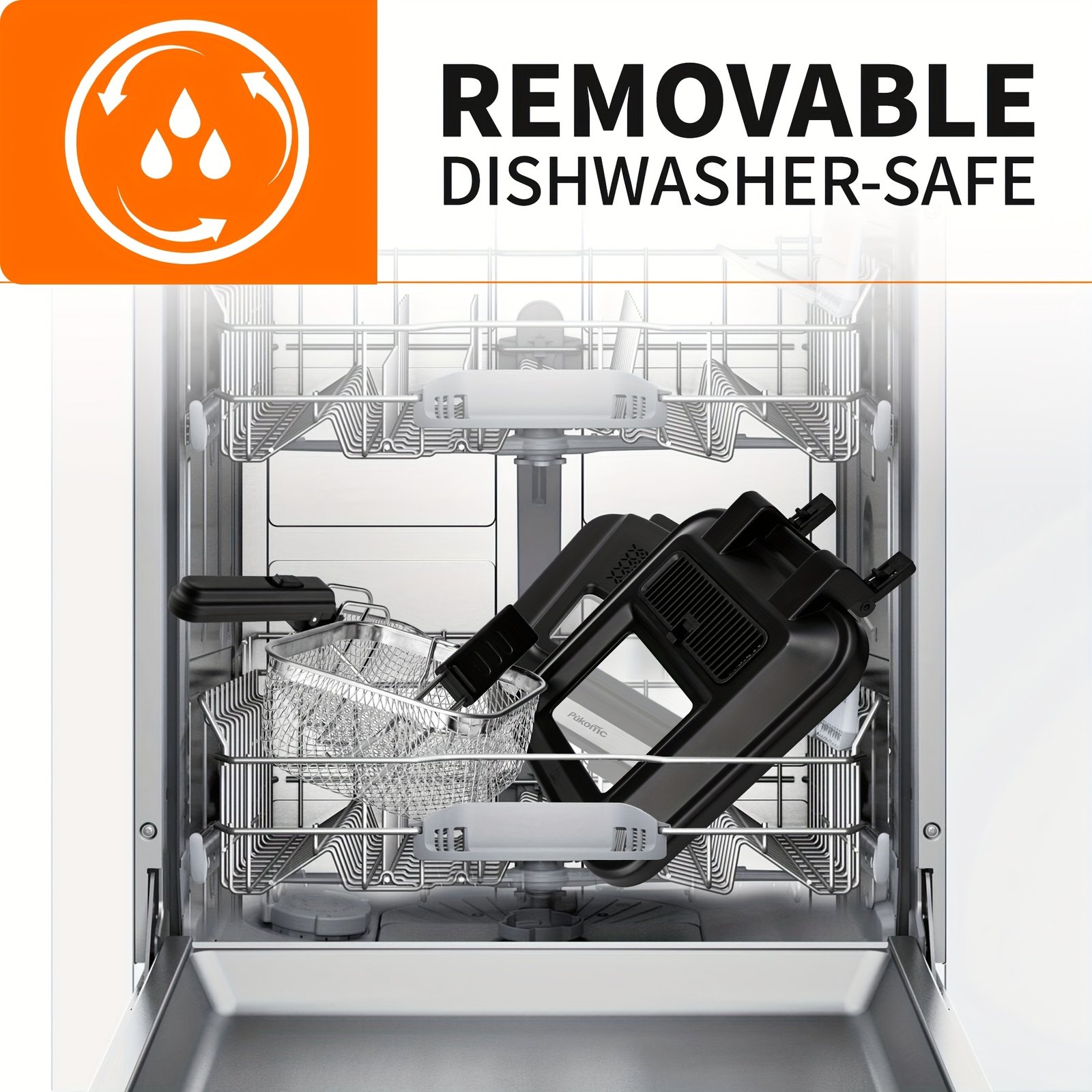 SUSTEAS 1500W Smokeless Fryer | Temperature-controlled, Removable Basket, 84.54oz. Non-stick Liner for Easy Cleaning Father's Day Gifts Are Perfect Gifts And Gift Suggestions for Cooking Lovers - Image 11