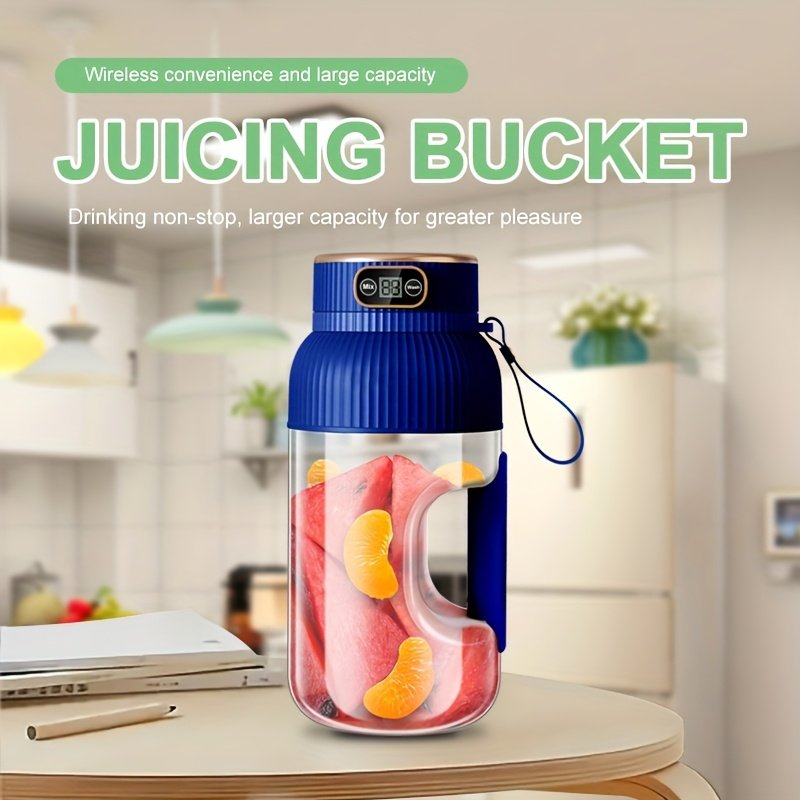 Portable Juicer/10 Blades/Suitable for Vegetables, Fruits, And Smoothies/Multifunctional Blender/Rechargeable/Ideal for Sports, Travel, And Outdoor Use - Image 11