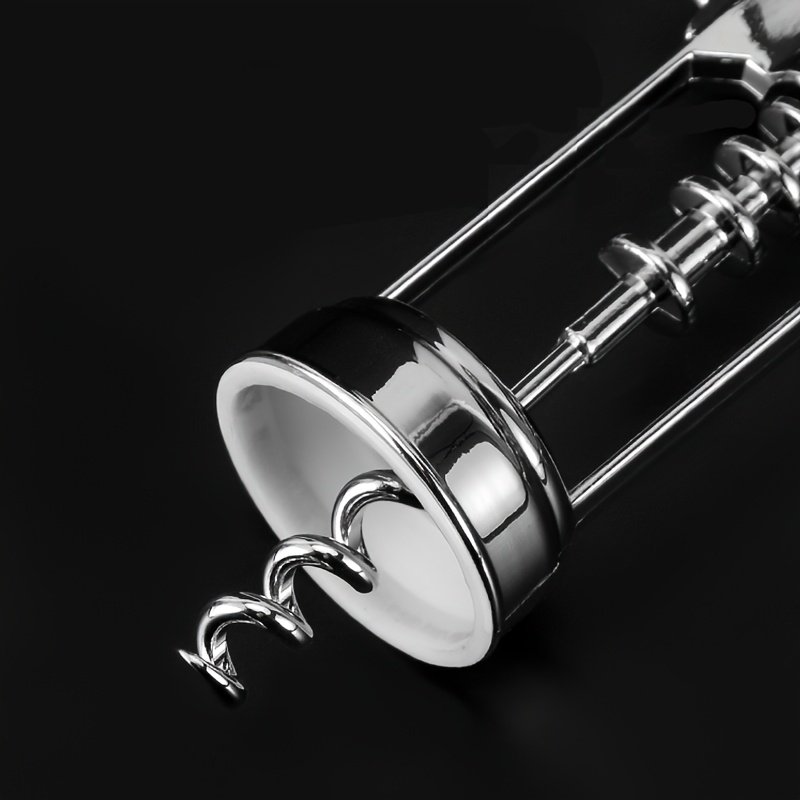 Multifunctional Wine Opener | Zinc Alloy Bottle Opener with Cork Screw and Pour Spout - Image 6
