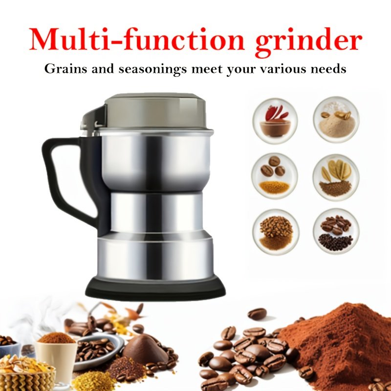 A Multifunctional Electric Grinder, Suitable for Grinding Grains And Spices, Equipped with a US Plug, Ideal for Home Kitchen Use (Not for Wet Grinding) - Image 5
