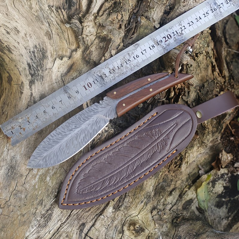 Five Cows 1/6pcs Set, Specially Designed for Outdoor Camping, Including Kitchen Knife, Bone Chopping Knife, Fruit Knife, Scissors And Fruit Knife, A Set Of Cooking Knives In Line with Human Health, Suitable for Outdoor Cooking, Birthday Gift - Image 8