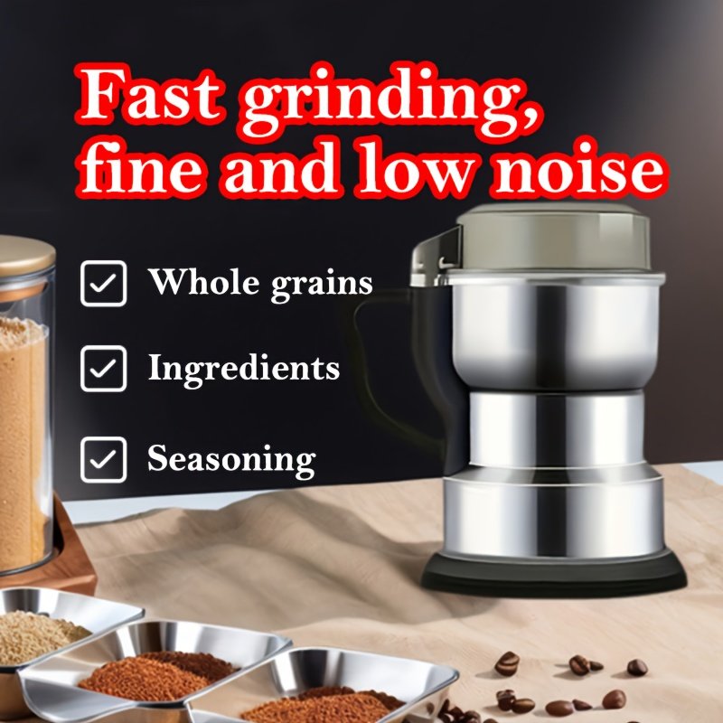 A Multifunctional Electric Grinder, Suitable for Grinding Grains And Spices, Equipped with a US Plug, Ideal for Home Kitchen Use (Not for Wet Grinding) - Image 8