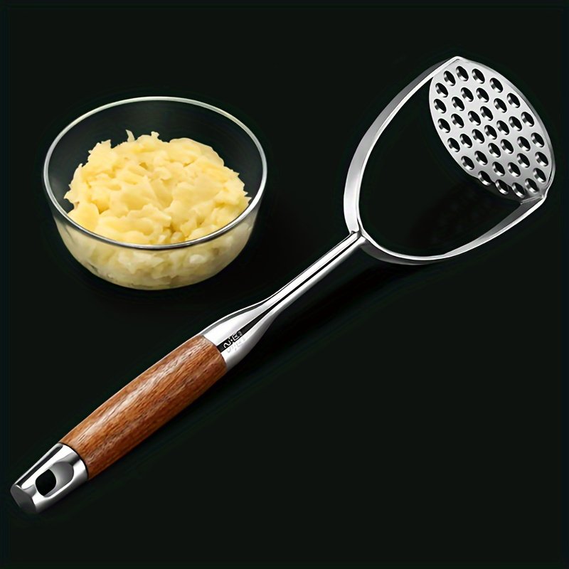 Stainless Steel Potato Ricer and Masher - Manual Hand Press Tool for Smooth Mashed Potatoes, Citrus Juicer, Vegetable and Fruit Press - Image 5
