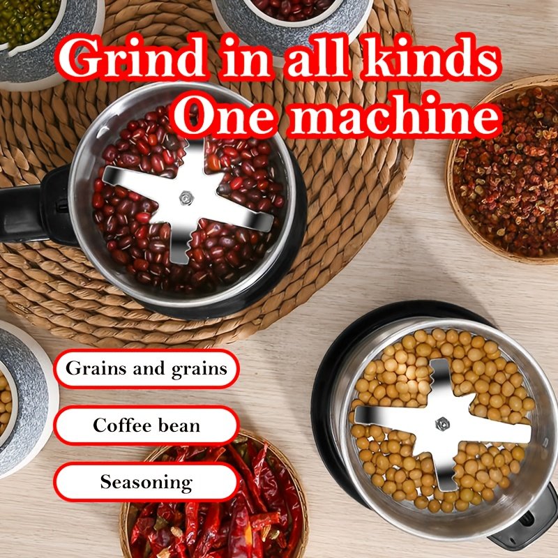 A Multifunctional Electric Grinder, Suitable for Grinding Grains And Spices, Equipped with a US Plug, Ideal for Home Kitchen Use (Not for Wet Grinding) - Image 10