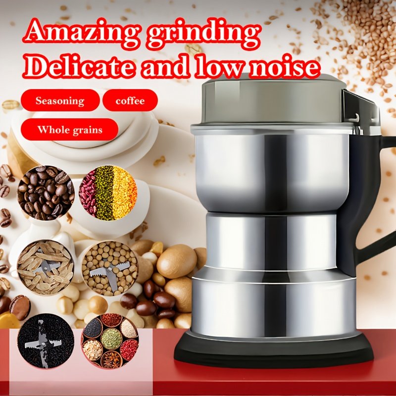 A Multifunctional Electric Grinder, Suitable for Grinding Grains And Spices, Equipped with a US Plug, Ideal for Home Kitchen Use (Not for Wet Grinding) - Image 11