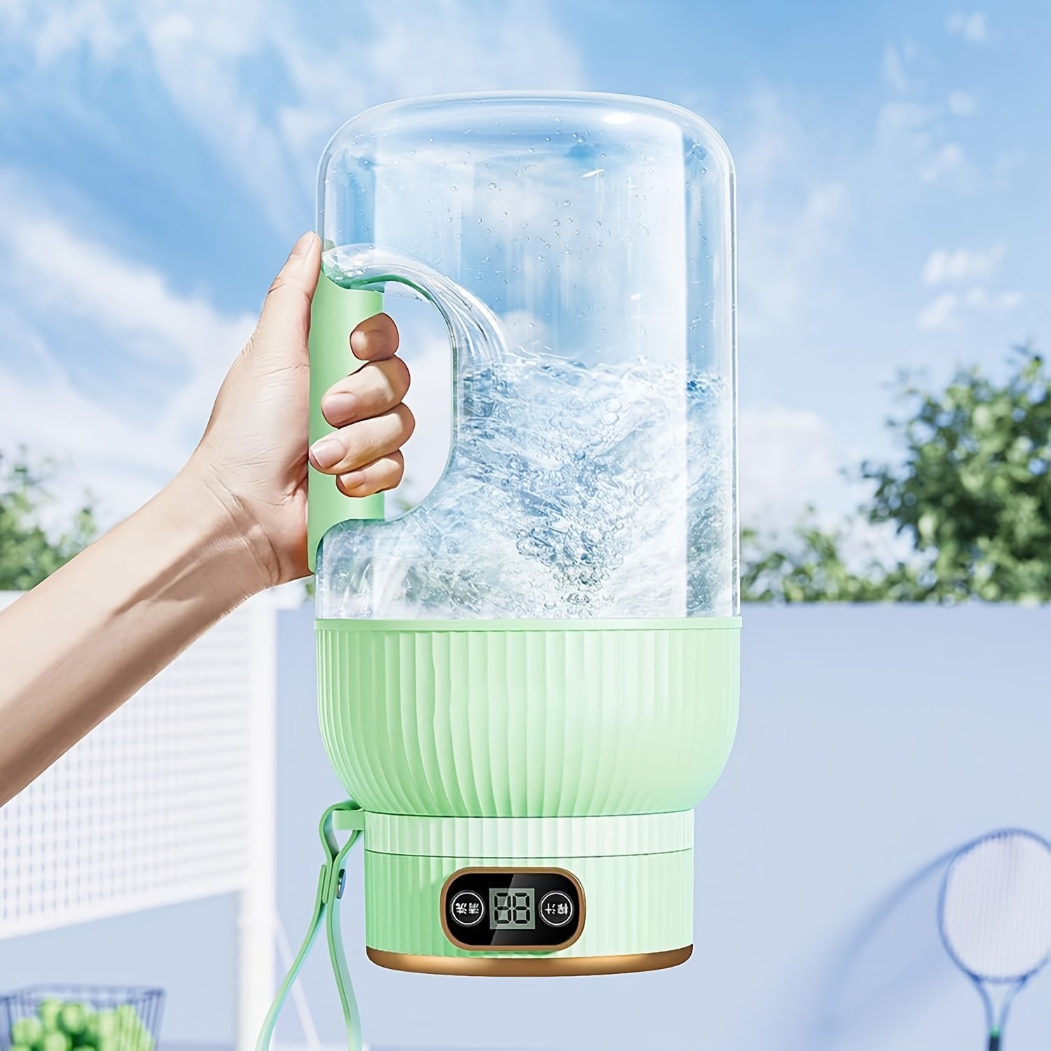 Portable Juicer/10 Blades/Suitable for Vegetables, Fruits, And Smoothies/Multifunctional Blender/Rechargeable/Ideal for Sports, Travel, And Outdoor Use - Image 10