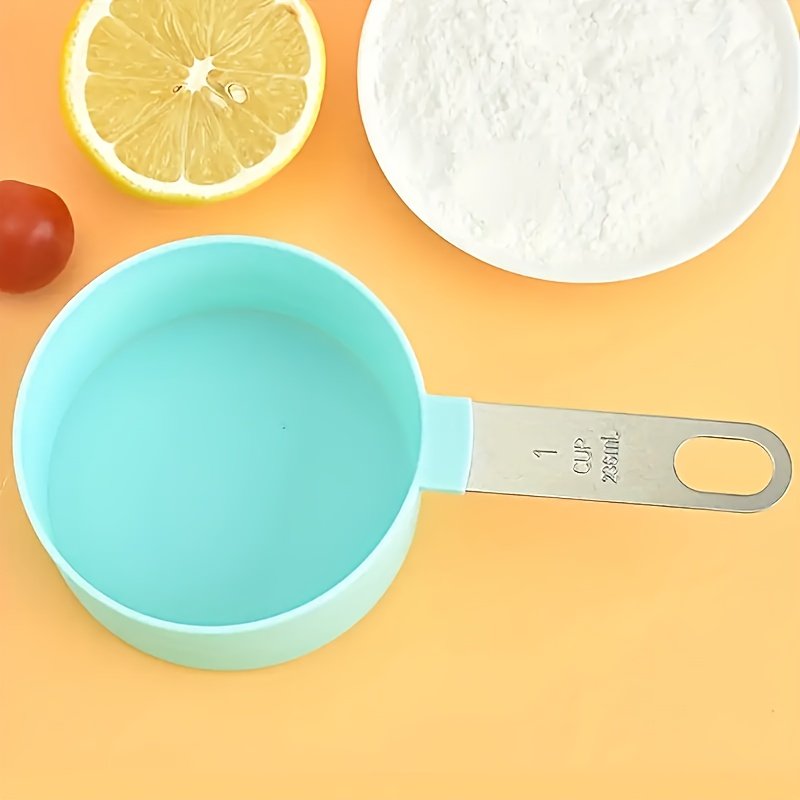 An 8pcs Stainless Steel Measuring Cup And Spoon Set with Handles, Suitable for Dry And Liquid Ingredients, Dishwasher Safe, Essential Kitchen Tools for Cooking And Baking. - Image 10