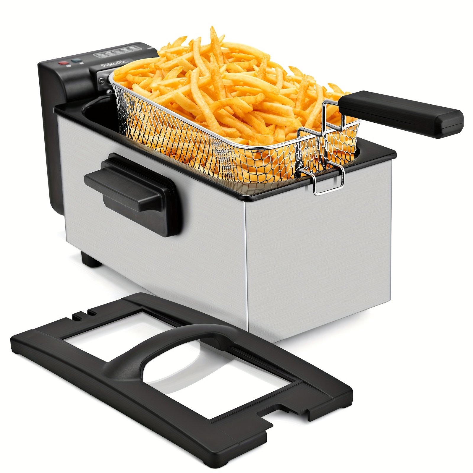 SUSTEAS 1500W Smokeless Fryer | Temperature-controlled, Removable Basket, 84.54oz. Non-stick Liner for Easy Cleaning Father's Day Gifts Are Perfect Gifts And Gift Suggestions for Cooking Lovers - Image 5