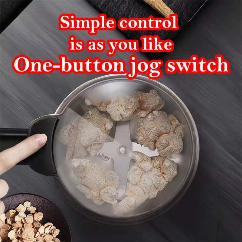 A Multifunctional Electric Grinder, Suitable for Grinding Grains And Spices, Equipped with a US Plug, Ideal for Home Kitchen Use (Not for Wet Grinding) - Image 9