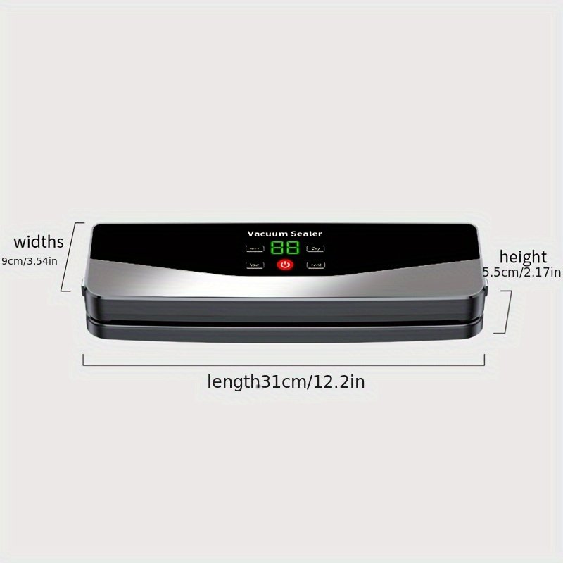 USB Rechargeable Food Vacuum Sealer, Suitable for Indoor Kitchen and Outdoor Travel Camping Use, Suitable for Preserving Food, Snacks, Meat, Fruits and Vegetables - Image 3