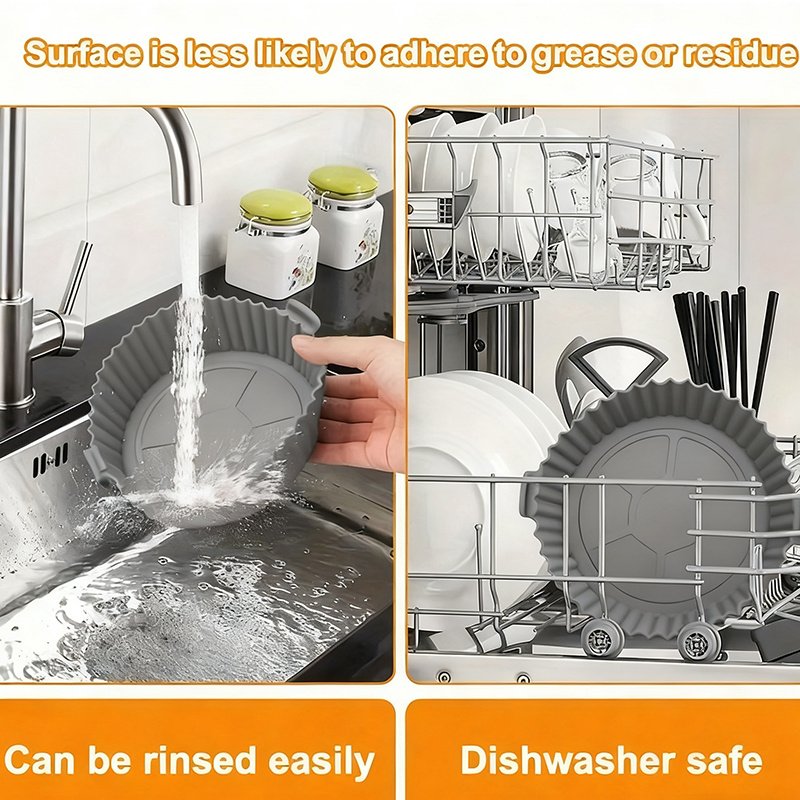 7pcs Baking Set for Air Fryers: Includes 6 Non-Stick Liners in Various Sizes And a 7-Hole Cake Mold with Scalloped Edges, Easy to Clean And Reusable – Ideal for Air Fryers, Ovens, And Microwaves – a Must-Have for Your Kitchen - Image 8