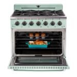 Classic Retro 36" 6-Burner 5.2 cu. ft. Freestanding Gas Range with Convection Oven UGP-36CR LG - Image 5