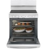 GE 30” Free-standing Electric Radiant Smooth Cooktop Range JB480DTWW - Image 4