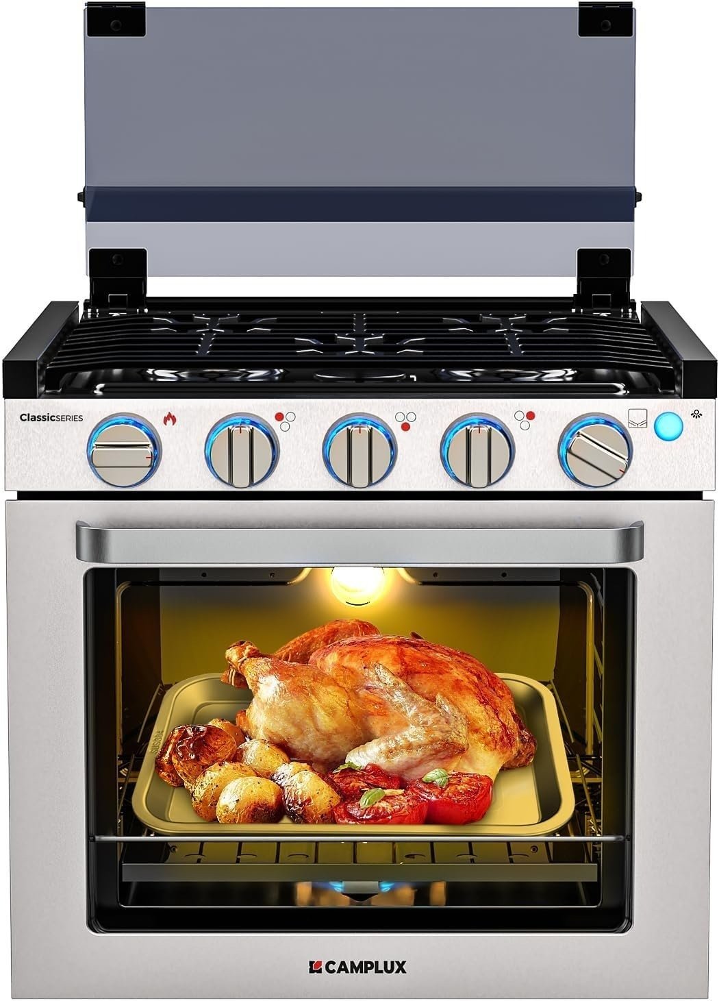 imgi_24_479-2 Camplux 21 Inches RV Stove Gas Range Oven 3 Burners Cooktop - Image 1