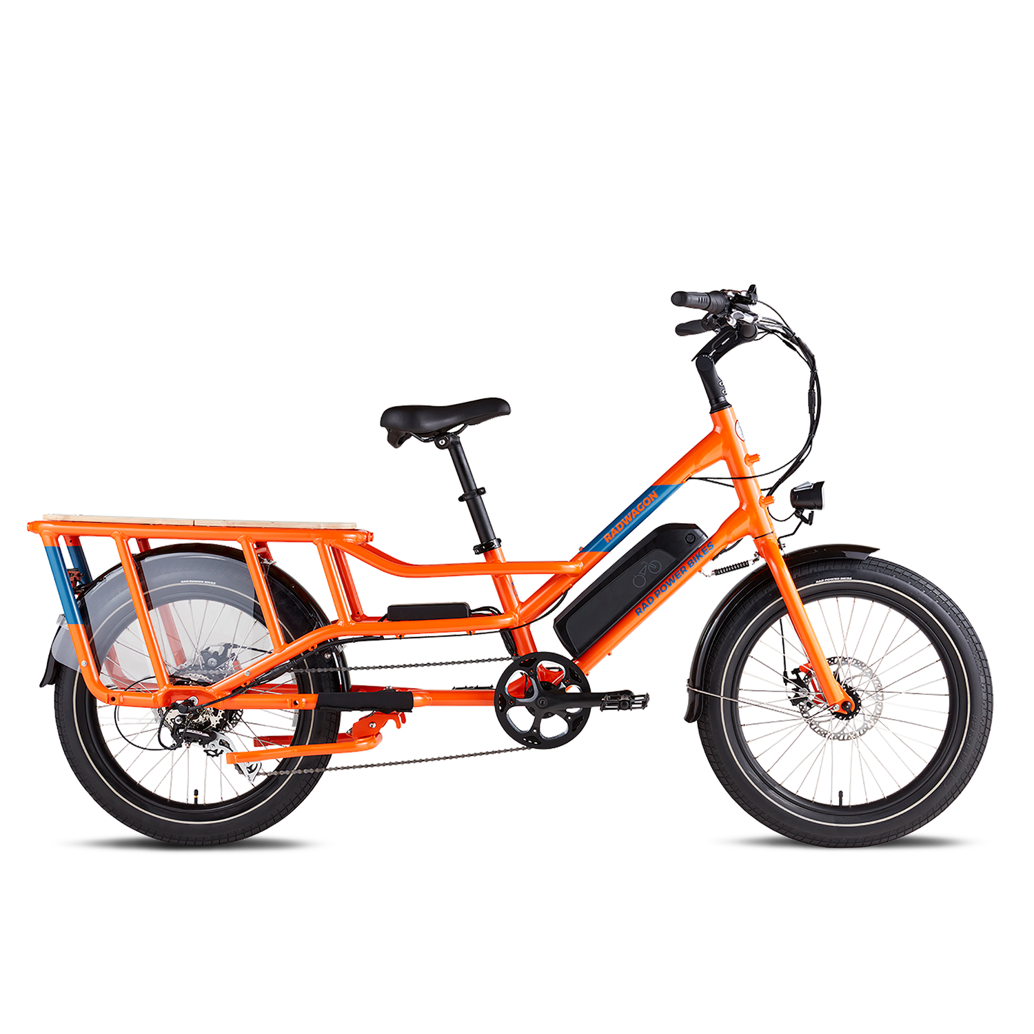 imgi_24_WagonOrange_side1to1-1 Rad Power Bikes RadWagon 4 Electric Cargo Bike - Image 1