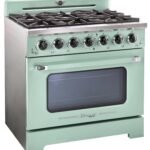 Classic Retro 36" 6-Burner 5.2 cu. ft. Freestanding Gas Range with Convection Oven UGP-36CR LG
