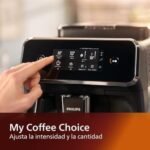 Philips 1200 Series Fully Automatic Espresso Machine, Classic Milk Frother, 2 Coffee Varieties, Intuitive Touch Display, 100% Ceramic Grinder, AquaClean Filter, Aroma Seal, Black (EP1220/04) - Image 5
