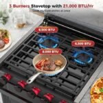 CAMPLUX 2-in-1 RV Propane Oven Stove - Image 4