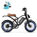 Euybike S4 Moped-Style Fat Tire Electric Bike - Image 4