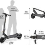 Ausom 2000W Dual Motor Folding Electric Scooter for Adults, Off Road Dual Motor E-Scooter with E-ABS and Dual Disc Brakes, 40Mph Top Speed, 56 Miles Max Range - Image 6