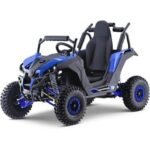 MotoTec Raider Kids UTV 48v 1200w Full Suspension Blue - Image 3