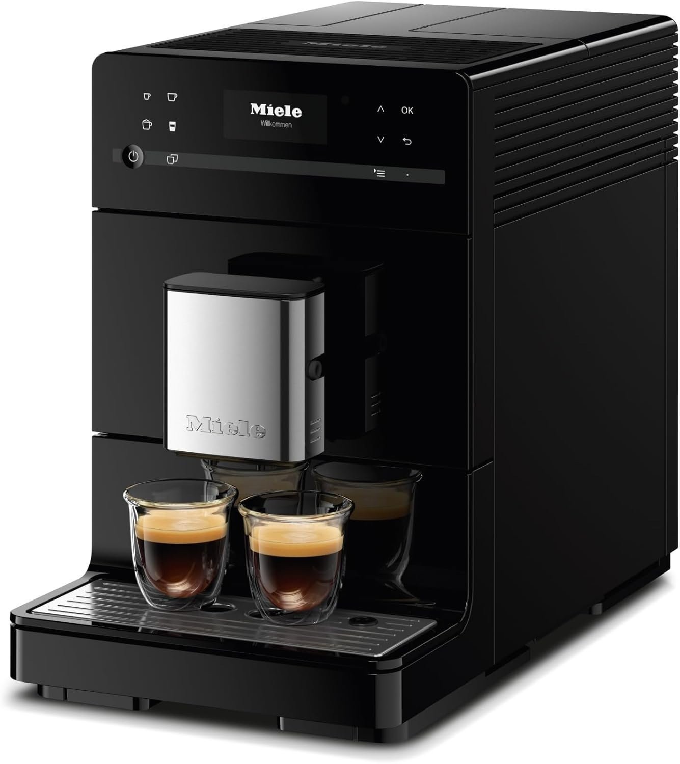 imgi_52_572 Miele CM 5310 Silence – Automatic coffee machine with OneTouch for Two, Aromatic System, coffee maker, cleaning programs and more, in obsidian black - Image 1