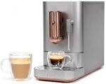Café Affetto Automatic Espresso Machine + Milk Frother | Built-In & Adjustable Espresso Bean Grinder | One-Touch Brew in 90 Seconds | Steel Silver, 1.2 Liter, (C7CEBBS2RS3) - Image 5