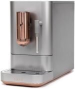 Café Affetto Automatic Espresso Machine + Milk Frother | Built-In & Adjustable Espresso Bean Grinder | One-Touch Brew in 90 Seconds | Steel Silver, 1.2 Liter, (C7CEBBS2RS3) - Image 3