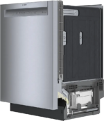 Bosch – 100 Series 24″ Front Control Smart Built-In Hybrid Tub Dishwasher with PureDry, 50 dBA – Stainless Steel - Image 5