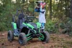 MotoTec Raider Kids UTV 48v 1200w Full Suspension Blue - Image 2