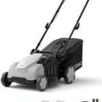 Litheli 18-inch 40V Brushless Lawn Mower for Garden Yards, Lightweight Cordless Lawn Mower Battery Powered with 6-Position Height Adjustment, 2x5.0Ah Battery Included  Patio, Lawn & Garden - Color : Gray