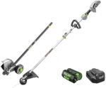 EGO POWER+ Multi Combo Kit 15-Inch String Trimmer & Power Head with 5.0Ah Battery & Charger (MST1501), Plus 8-Inch Carbon Fiber Edger Attachment (EA0820) : Patio, Lawn & Garden - Style : Trimmer + Edger + Power Head