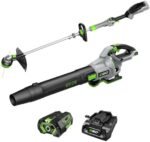 EGO POWER+ Combo, Cordless Trimmer and Blower, 15" Trimmer for Weeds and Grass with POWERLOAD and Cordless Electric 670 CFM Blower, Includes 56V 4.0Ah Battery and Charger - ST6703LB  Patio, Lawn & Garden - Style : w/2.5Ah Battery, Powerload