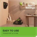 Greenworks 60V 17" Brushless Cordless Push Lawn Mower, 2-in-1 Mulching/Bagging, 4.0Ah Battery and 3A Charger(40min Runtime) : Patio, Lawn & Garden - Image 9