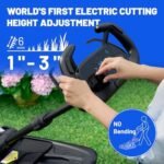 Electric Lawn Mower, Self-propelled Lawn Mower Cordless 40V(2x20V) 18.5 - Image 4