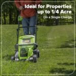 Greenworks 48V (24V x 2) 17" Cordless (Push) Lawn Mower (200+ Compatible Tools), (2) 4.0Ah Batteries and Dual Port Rapid Charger Included  Everything Else - Size : 17" (2 x 4.0Ah) - Image 5