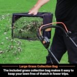 LawnMaster Lawn Mower, Brushless Cordless Lawn Mower 48V MAX 15-inch with 2X24V MAX 4.0Ah Battery and a Dual Charger-CLMF4815E  Patio, Lawn & Garden - Color : 15-inch-New - Image 10