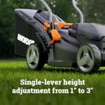 WORX Cordless Lawn Mower, 14'' Electric Mower with Mulching & Bagging, 20V Push Lawn Mower with 6-Position Height Adjustment - Image 6
