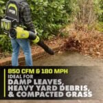40V HP Brushless 850 CFM Backpack Blower Kit : Patio, Lawn & Garden - Image 6