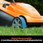 LawnMaster Lawn Mower, Brushless Cordless Lawn Mower 48V MAX 15-inch with 2X24V MAX 4.0Ah Battery and a Dual Charger-CLMF4815E  Patio, Lawn & Garden - Color : 15-inch-New - Image 7
