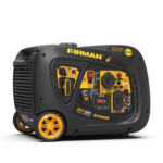 Firman - W05583 Remote & Electric Start 120/240V RV Ready 6850-Watt Gasoline Inverter Portable Generator - Grey, Black - Image 11