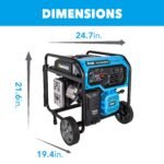 Pulsar - 9,000-Watt Dual-Fuel Generator with Electric Start - Image 5