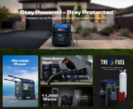 DuroMax 11,000 Watt Portable Tri Fuel Inverter Generator - Quiet, Low THD - Image 16